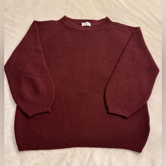 The Reset Sweaters - The Reset R Label Cashmere Blend Crew Neck Sweater, see measurements